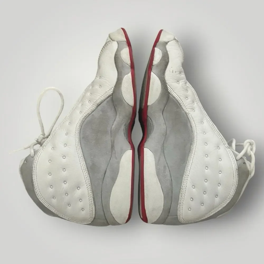SIZE 6Y - Boys Air Jordan XIII 13 Wolf Grey/Red Retro AJ13 Nike Sneakers 2022